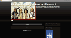 Desktop Screenshot of cherokeenational.blogspot.com