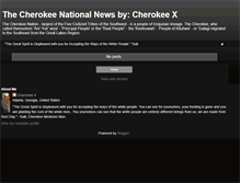 Tablet Screenshot of cherokeenational.blogspot.com