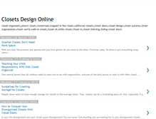 Tablet Screenshot of closet-design2009.blogspot.com