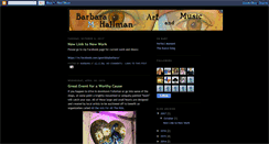 Desktop Screenshot of barbaramhallman.blogspot.com