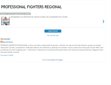 Tablet Screenshot of professionalfightersregional.blogspot.com