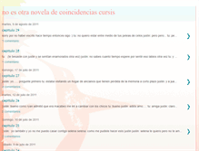 Tablet Screenshot of noesotranoveladecoincidenciascursis.blogspot.com