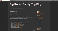 Desktop Screenshot of bigfamilytrip.blogspot.com
