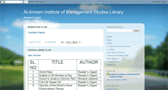 Desktop Screenshot of aimslibrary.blogspot.com