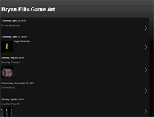 Tablet Screenshot of bryanellisgameart.blogspot.com