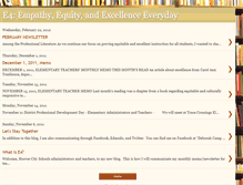 Tablet Screenshot of e4empathyequityandexcellenceeveryday.blogspot.com