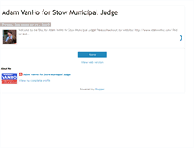 Tablet Screenshot of adamvanho.blogspot.com