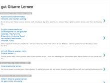 Tablet Screenshot of gut-gitarre-lernen.blogspot.com