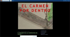 Desktop Screenshot of elcarmenpordentro.blogspot.com