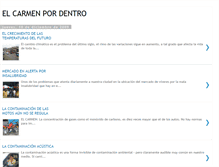 Tablet Screenshot of elcarmenpordentro.blogspot.com