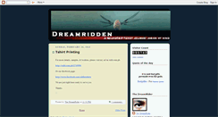 Desktop Screenshot of dreamridden.blogspot.com