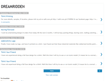 Tablet Screenshot of dreamridden.blogspot.com