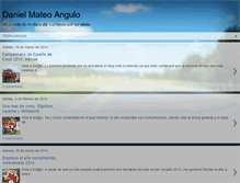 Tablet Screenshot of danielmateoangulo.blogspot.com