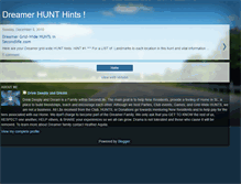 Tablet Screenshot of dreamer-hunt-hints.blogspot.com