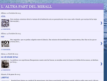 Tablet Screenshot of laltrapartdelmirall.blogspot.com