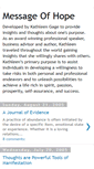 Mobile Screenshot of amessageofhope.blogspot.com