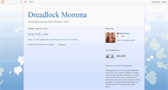 Desktop Screenshot of dreadlockmomma.blogspot.com