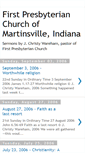 Mobile Screenshot of firstpresbyterianmartinsville.blogspot.com