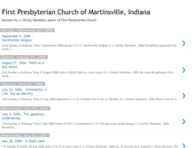 Tablet Screenshot of firstpresbyterianmartinsville.blogspot.com