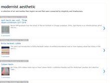 Tablet Screenshot of modernistaesthetic.blogspot.com