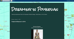 Desktop Screenshot of dreaminginpolynesian.blogspot.com