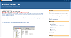 Desktop Screenshot of mavericksportal.blogspot.com