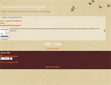 Tablet Screenshot of incredimailemailsupport.blogspot.com