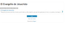 Tablet Screenshot of evangeliodejesus.blogspot.com