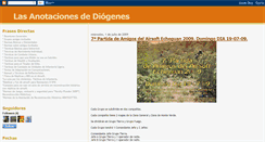 Desktop Screenshot of lasanotacionesdediogenes.blogspot.com