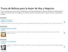 Tablet Screenshot of bellezaynegociosparalamujerdehoy.blogspot.com