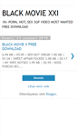 Mobile Screenshot of blackmoviex.blogspot.com
