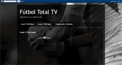 Desktop Screenshot of futboltotaltv.blogspot.com