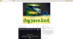 Desktop Screenshot of dogyarnknit.blogspot.com