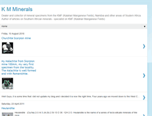 Tablet Screenshot of pietrock-kmminerals.blogspot.com