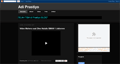Desktop Screenshot of adipras11.blogspot.com