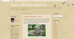 Desktop Screenshot of homemaidhomestead.blogspot.com