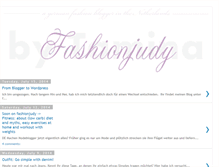 Tablet Screenshot of fashionjudy.blogspot.com