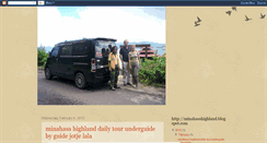 Desktop Screenshot of minahasahighlandtour.blogspot.com