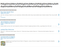 Tablet Screenshot of hidupuntukmenulis.blogspot.com