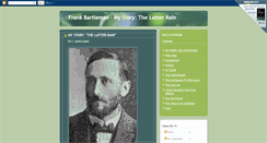 Desktop Screenshot of frankbartleman-story.blogspot.com