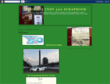 Tablet Screenshot of maddogsindy500scrapbook.blogspot.com