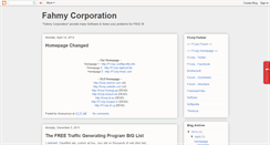 Desktop Screenshot of fahmycorp.blogspot.com