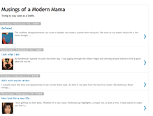 Tablet Screenshot of musingsofamodernmama.blogspot.com