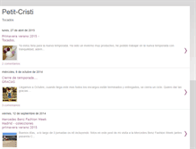 Tablet Screenshot of petit-cristi.blogspot.com