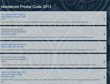 Tablet Screenshot of nordstrompromocode2013.blogspot.com