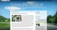 Desktop Screenshot of frenchiepuppieslaymon.blogspot.com