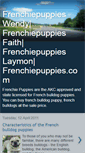 Mobile Screenshot of frenchiepuppieslaymon.blogspot.com