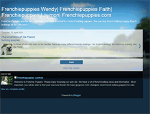 Tablet Screenshot of frenchiepuppieslaymon.blogspot.com