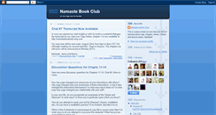 Desktop Screenshot of namastebookclub.blogspot.com