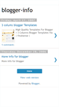 Mobile Screenshot of blogger-info.blogspot.com